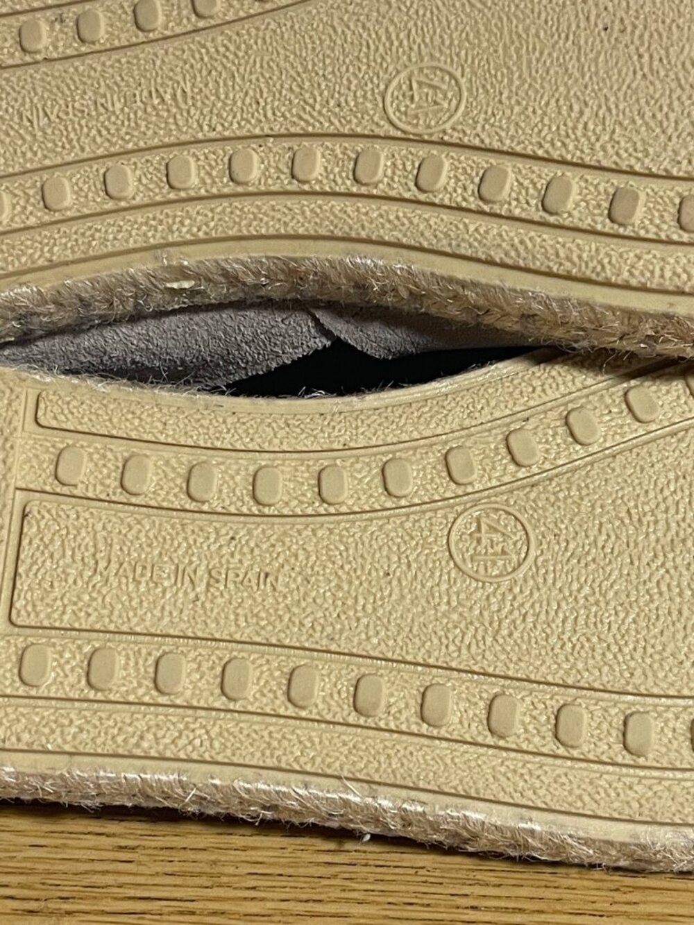 Verbenas Carmen Suede Espadrilles Made in Spain Flats Women Size EU 41 US 9/10 - Picture 4 of 8